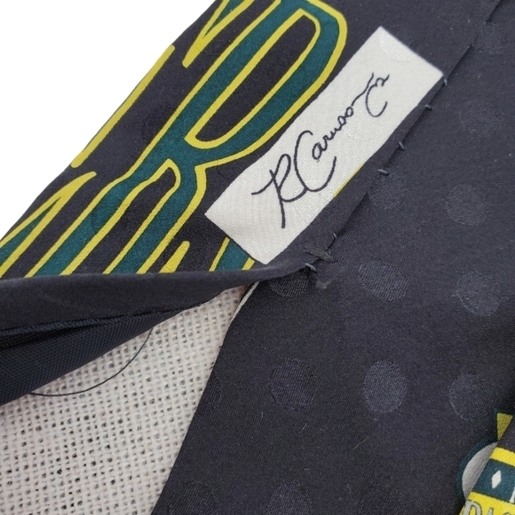 Green Bay Packers Pure Silk Necktie RM Sport Ralph Marlin USA Made 4"x57.5" - Picture 6 of 9